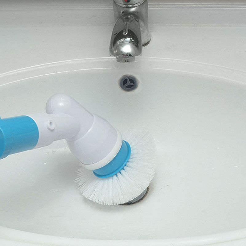 Wireless Electric Scrubber Cleaning Brush With Brush Heads Bathroom Surface  Bathtub Shower Brush Tile
