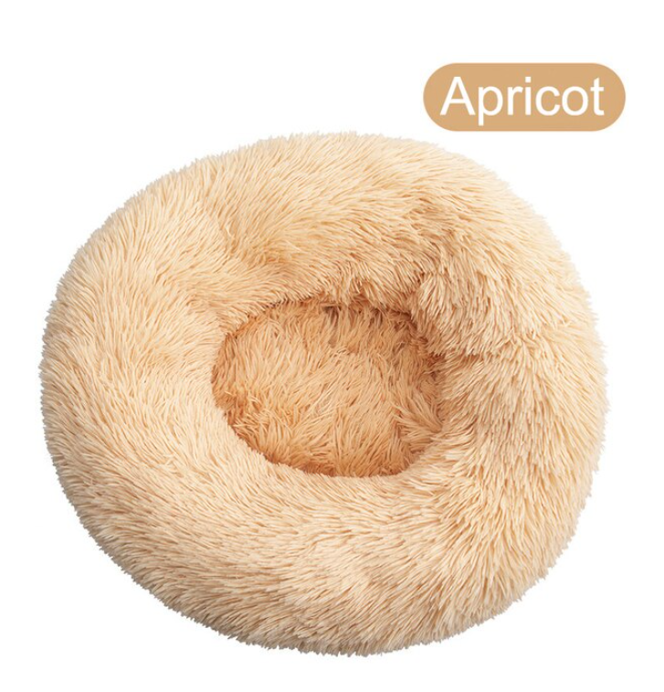 Round Plush Warm Pet Nest